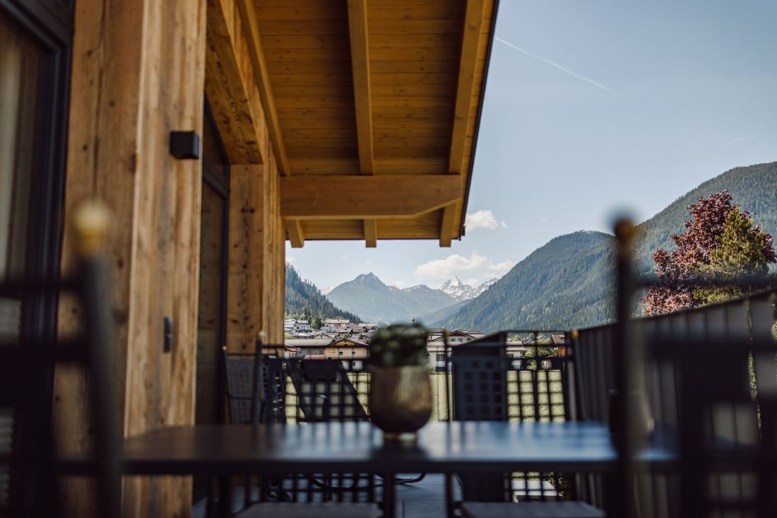 Abenstimmung auf der Terrasse