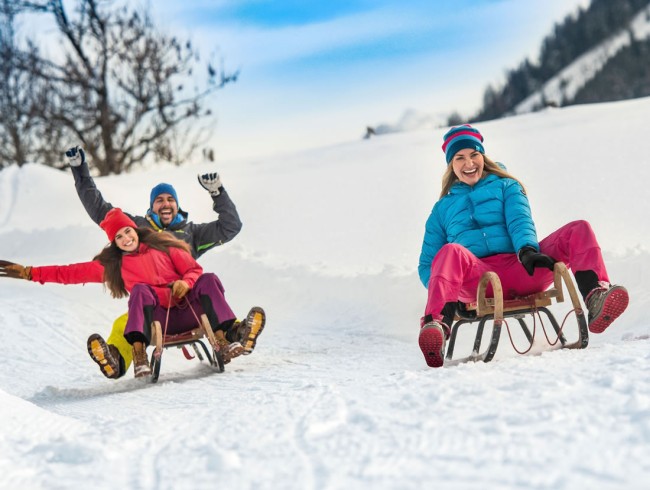 Rodeln und Schlittenfahren © Flachau Tourismus_Markus Berger